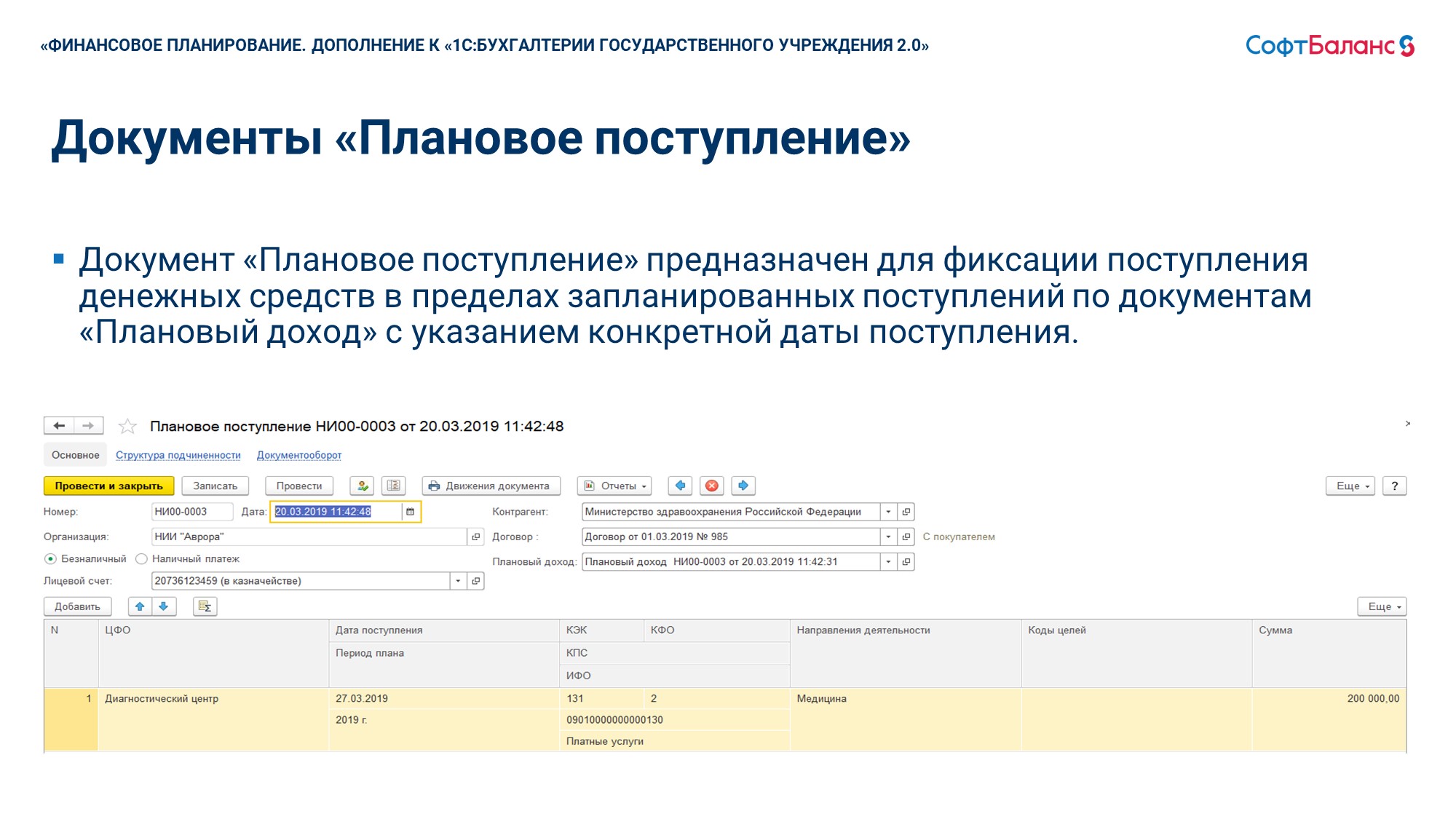 Финансовое планирование. Дополнение к 