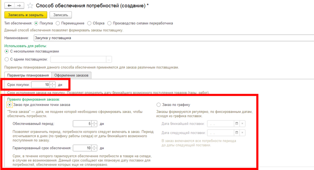 Способ обеспечения потребностей Способ обеспечения потребностей